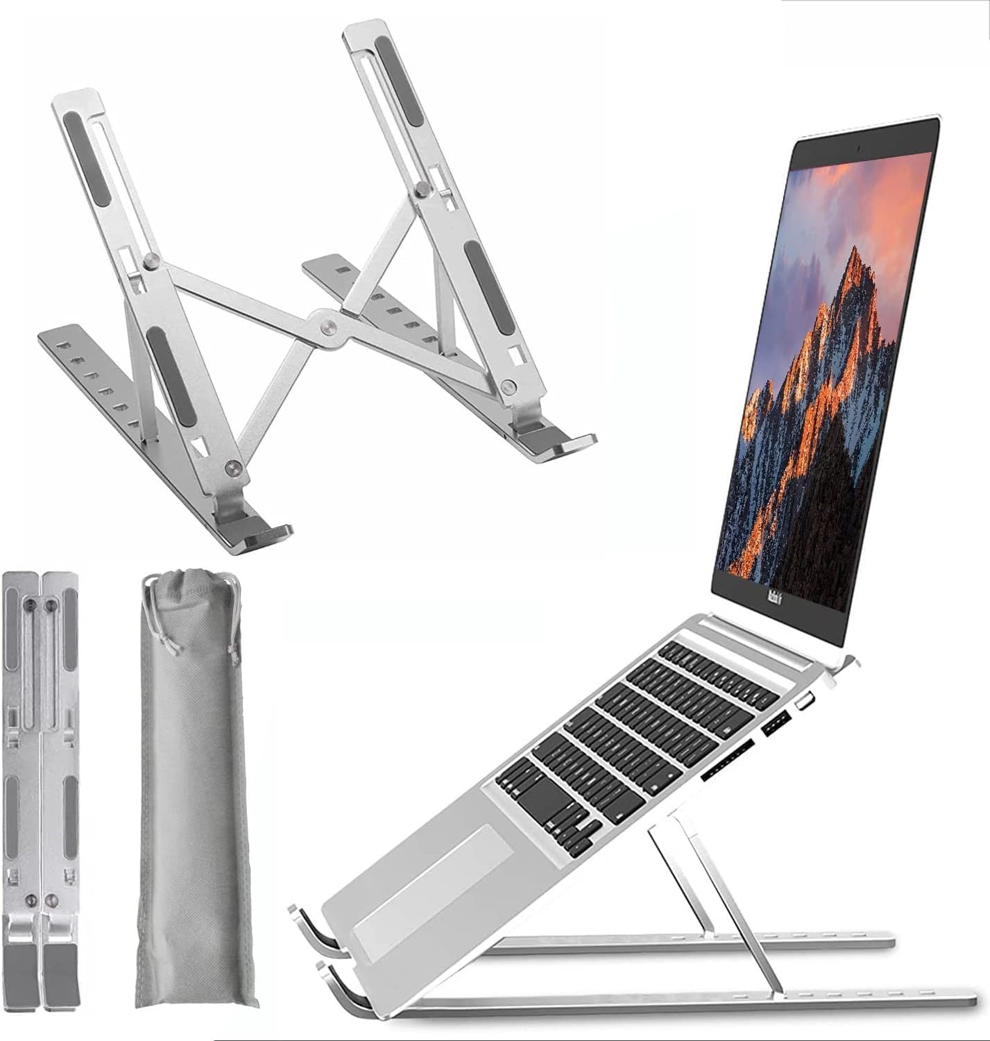 ROBEVE Taşınabilir Laptop Stant Bilgisayar Stant Notebook Stant Tüm Laptoplarla Uyumlu Bilgisayar Standı