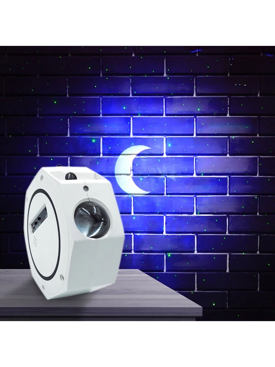 Altıgen Projektör Lamba – Galaxy Gece Lambası, Bluetooth Hoparlörlü, Renkli Yıldız Gökyüzü Projeksiyonu ile Geceyi Aydınlatın - Nebula Yıldız Gece Lambası Çocuk Gece Lambası