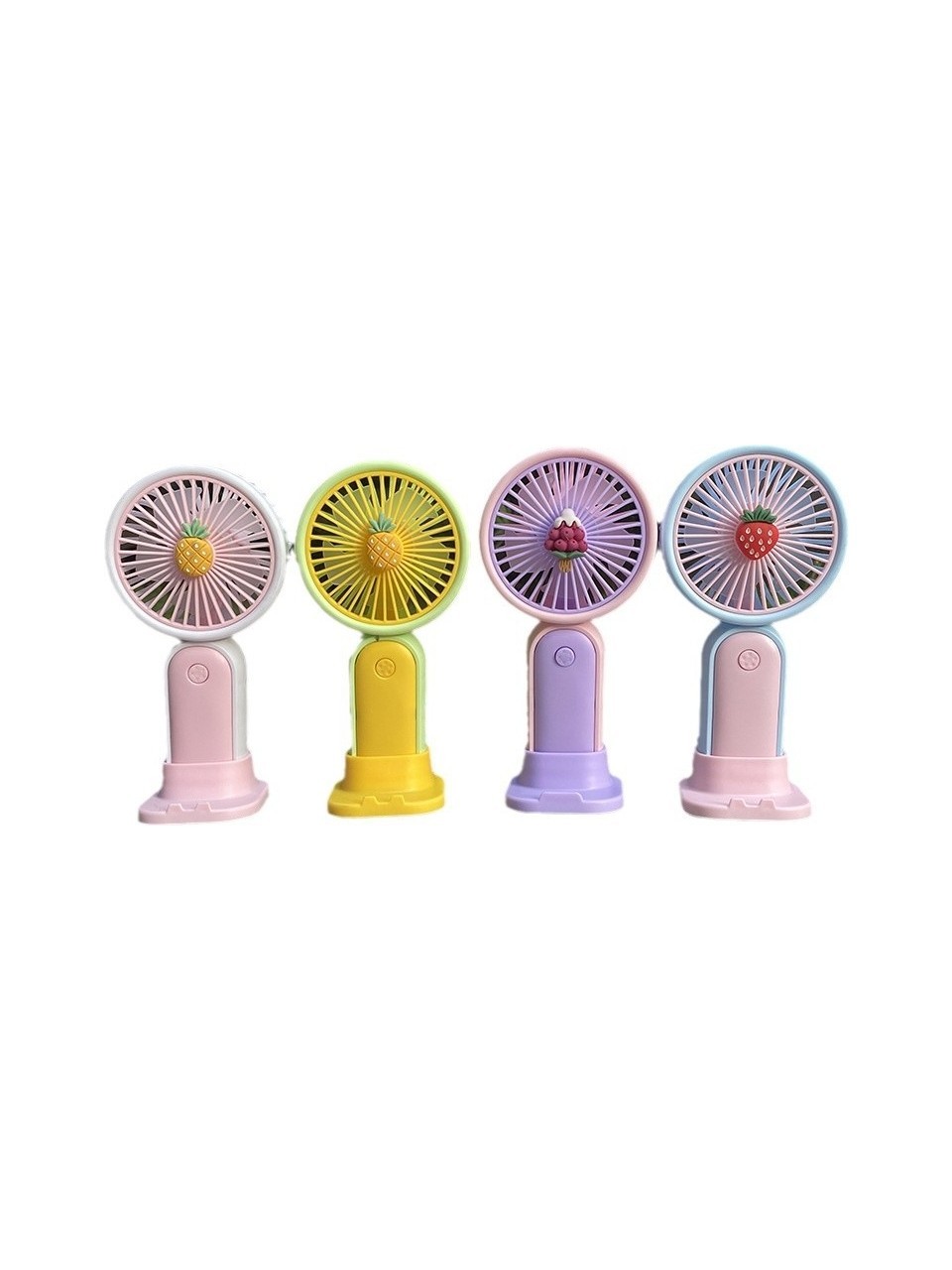 Taşınabilir Mini Fan Vantilatör Şarjlı Mini Serinletici Masaüstü Vantilatör Renkli Stantlı Vantilatör Klima Güçlü ve Sessiz Fan