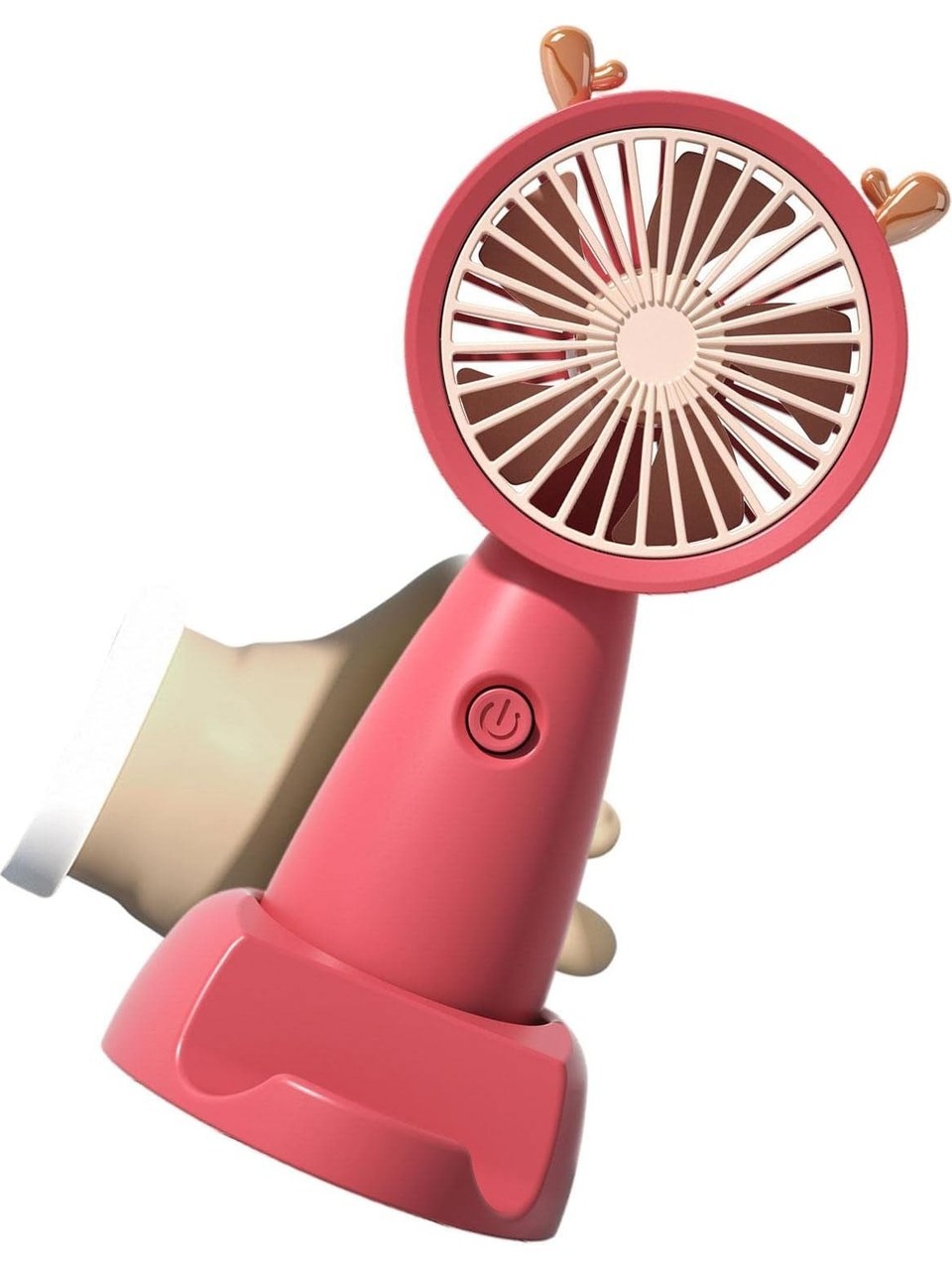 Şarjlı Mini Fan Taşınabilir Vantilatör Mini El Fanı Askılı Vantilatör Taşınabilir Güçlü Vantilatör Taşınabilir ve Stantlı Fan Masaüstü Fan Vantilatör 