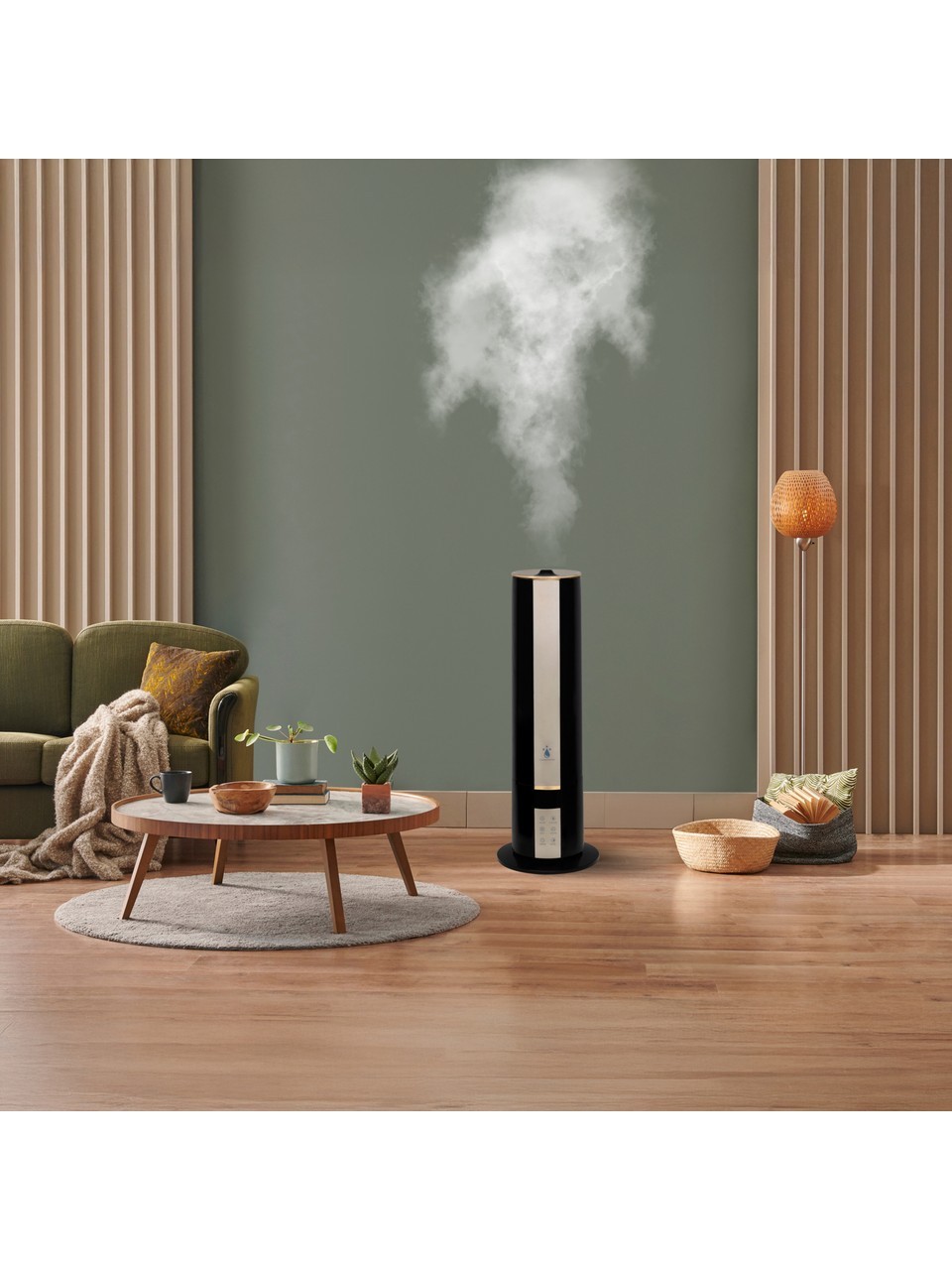 Rbh-04 Hava Nemlendirici Buhar Makinesi 7,6 Litre Hava Nemlendirici Buhar Makinesi Aroma Difüzörü Otomatik Oda Nemlendirici Nem Ölçerli Nem Ayarlı Uzaktan Kumandalı Hava Nemlendirici Buhar