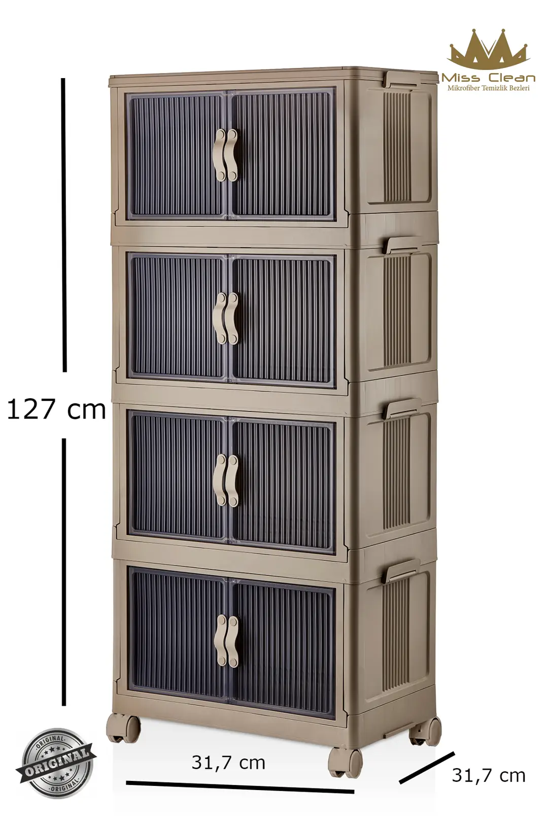 4 LÜ Özel Set Çok Amaçlı Kapaklı Portatif Istiflenebilir Organizer