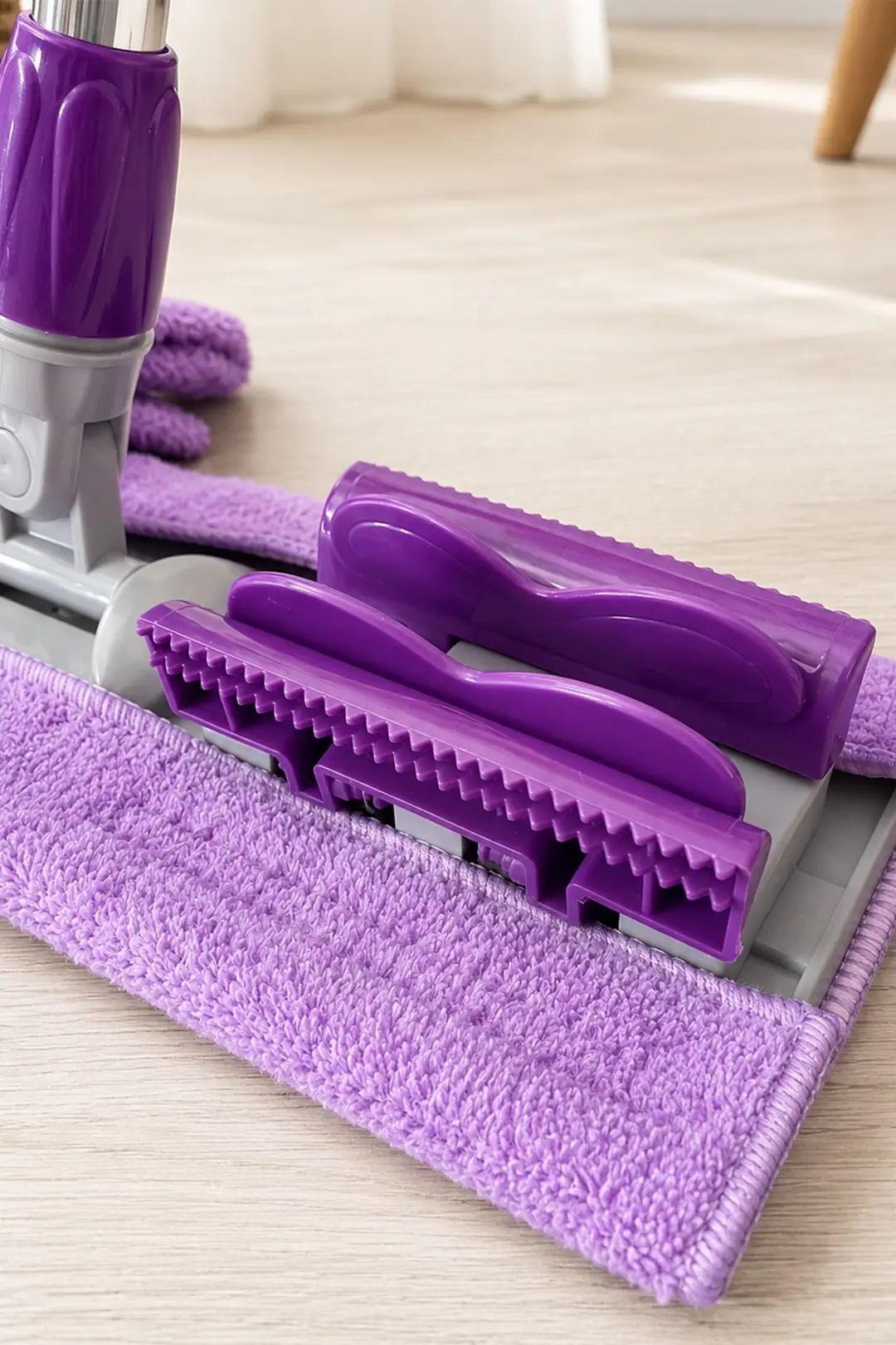 スマイルもぐ 1 Adet ) Yedek Bez Mandallı Mop Sadece Yedek Bez Mikrofiber Bezi