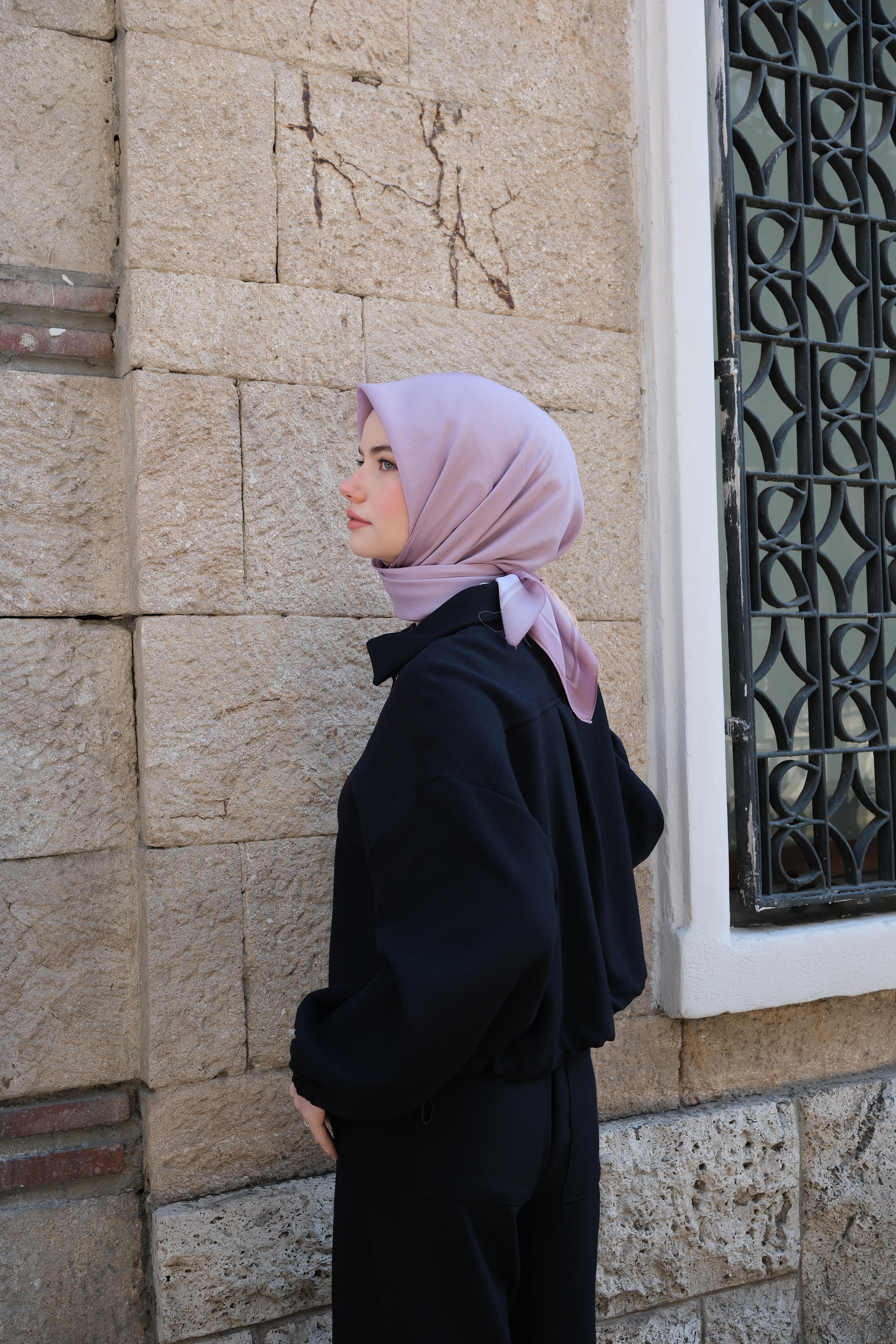 GÜL KURUSU FLOŞ VİSKON EŞARP