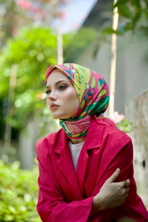 Citrina Bella Desen Eşarp