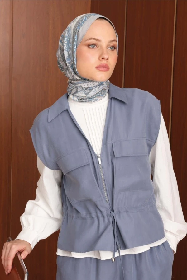 Akşam Kumu Floş Viskon Şal