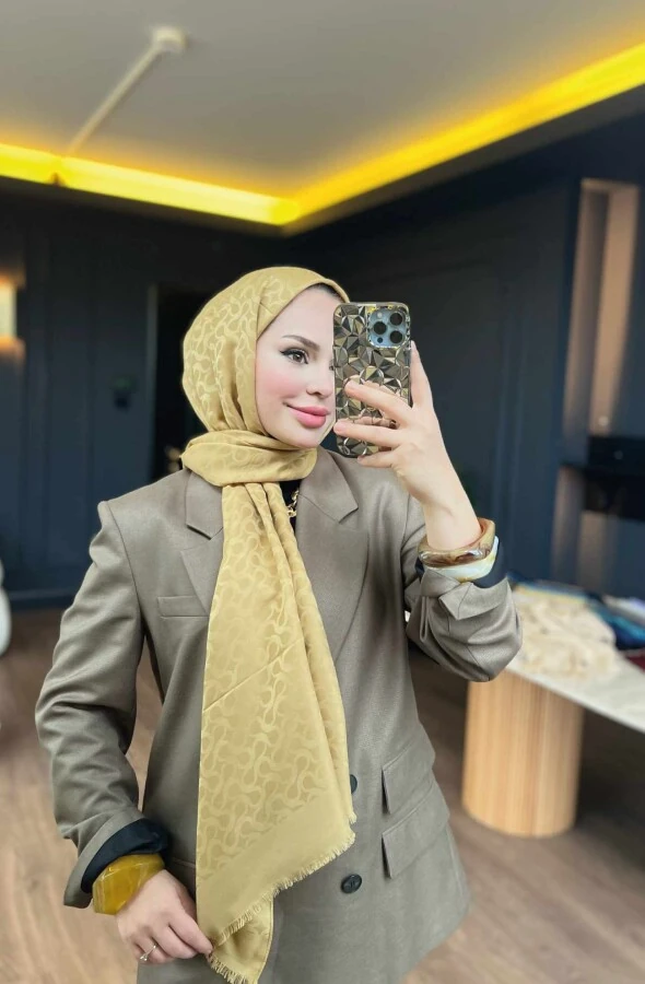 GOLD BLOOM DESEN ŞAL