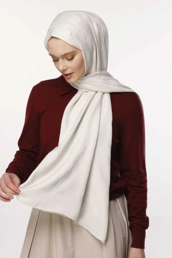 İcon Desen Şal / İnci Tozu