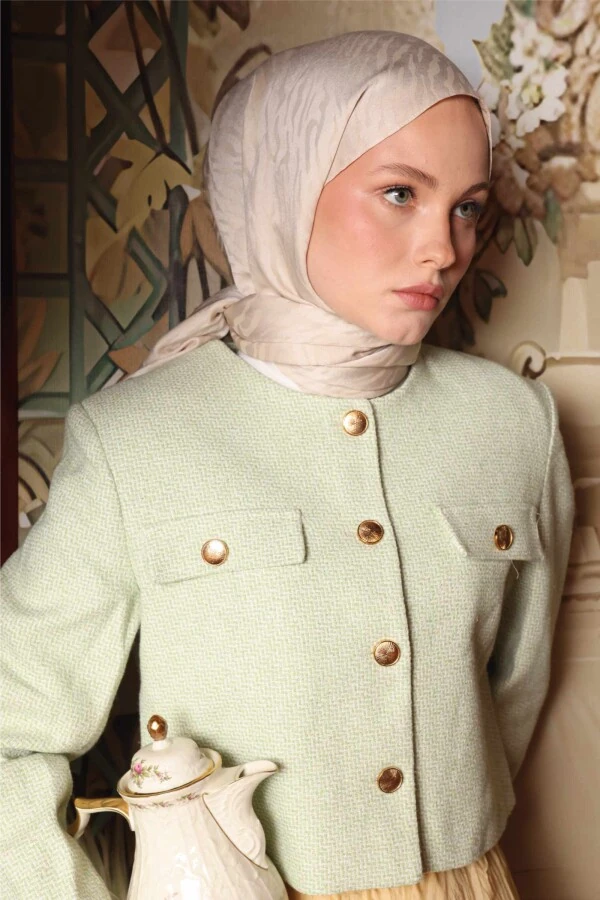 Zebra Desen Şal / Fil Dişi