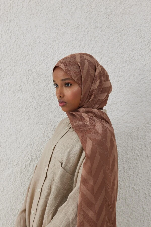 MOCHA BALIKSIRTI DESEN JAKAR ŞAL