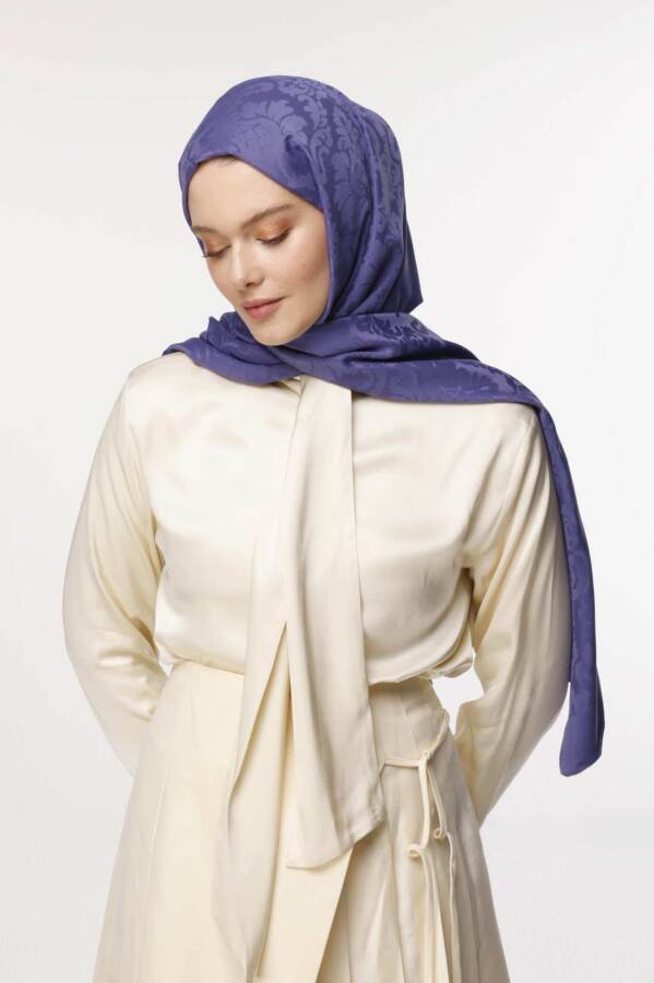 Brokar Desen Şal / Erguvan