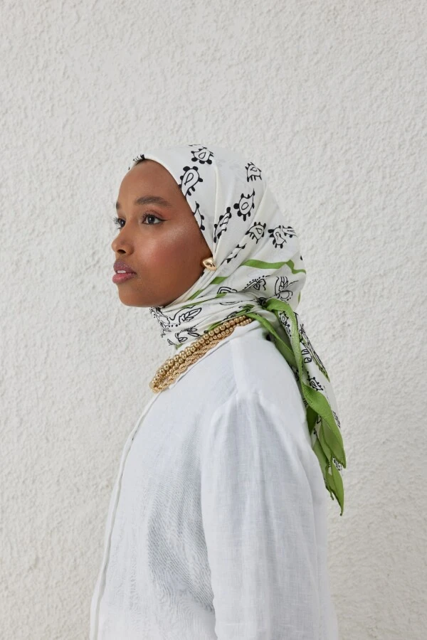 VİOLET İPEK EŞARP