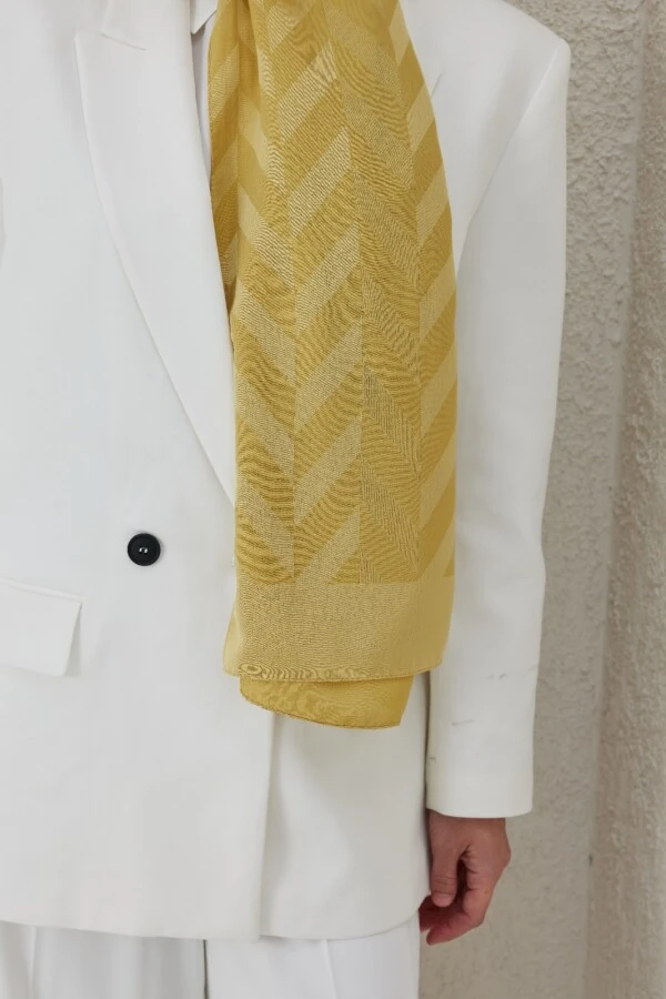 GÜNEY YOSUNU BALIKSIRTI DESEN JAKAR ŞAL