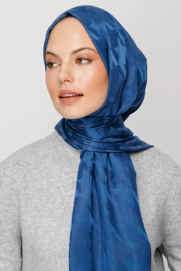 OZALİT KAZAYAĞI DESEN İPEKSİ JAKAR ŞAL