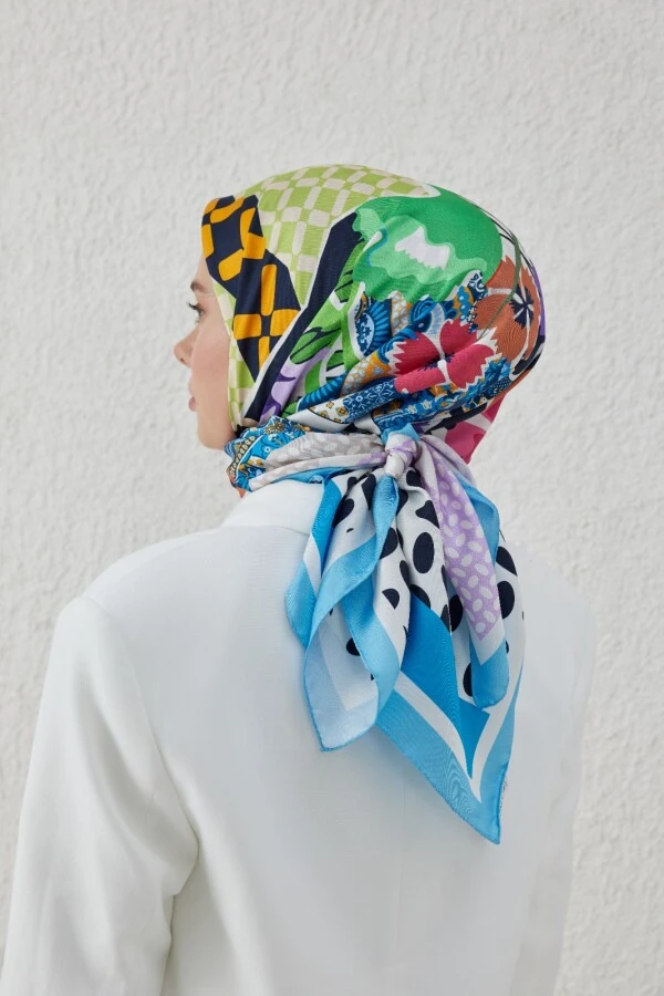 BEGONVİL İPEK EŞARP