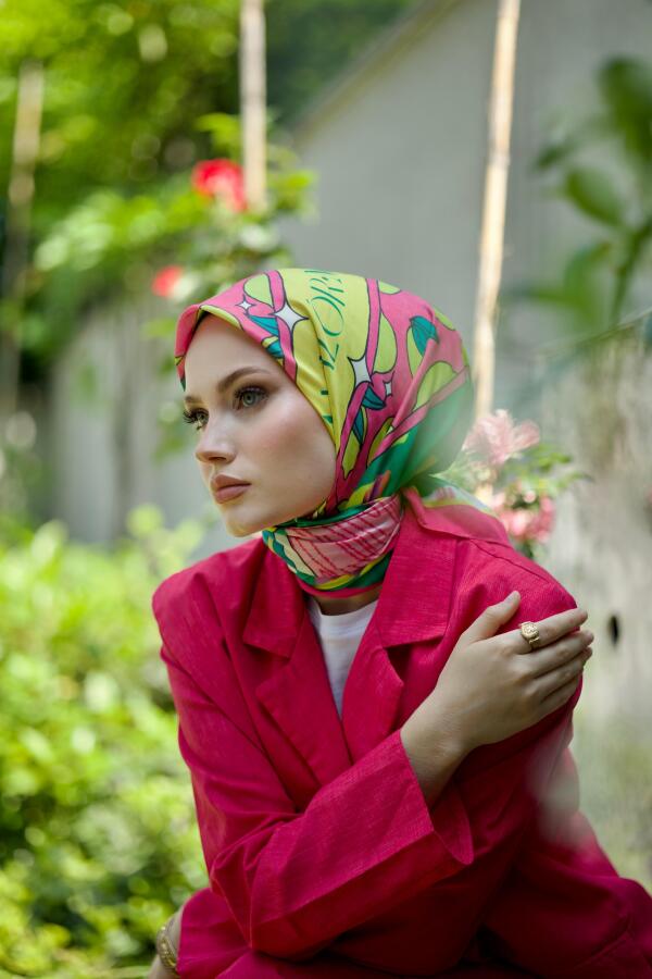 Citrina Bella Desen Eşarp