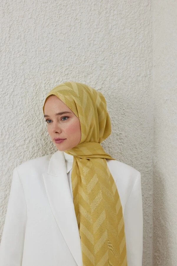 GÜNEY YOSUNU BALIKSIRTI DESEN JAKAR ŞAL