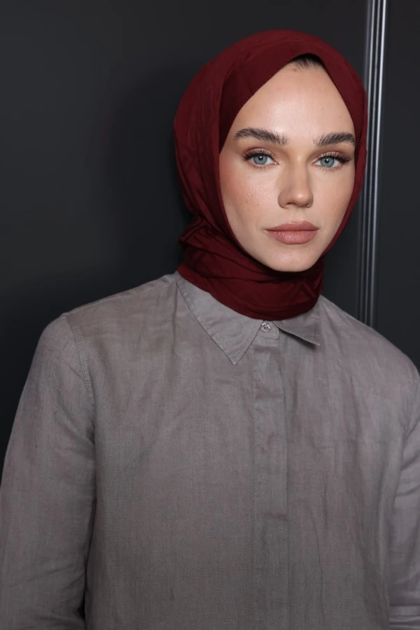 Kızılcık  Logo Desen Şal