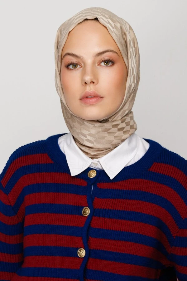 BAL BEJİ QOZA DESEN İPEKSİ JAKAR ŞAL