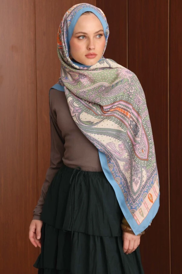 Merlot Floş Viskon Şal