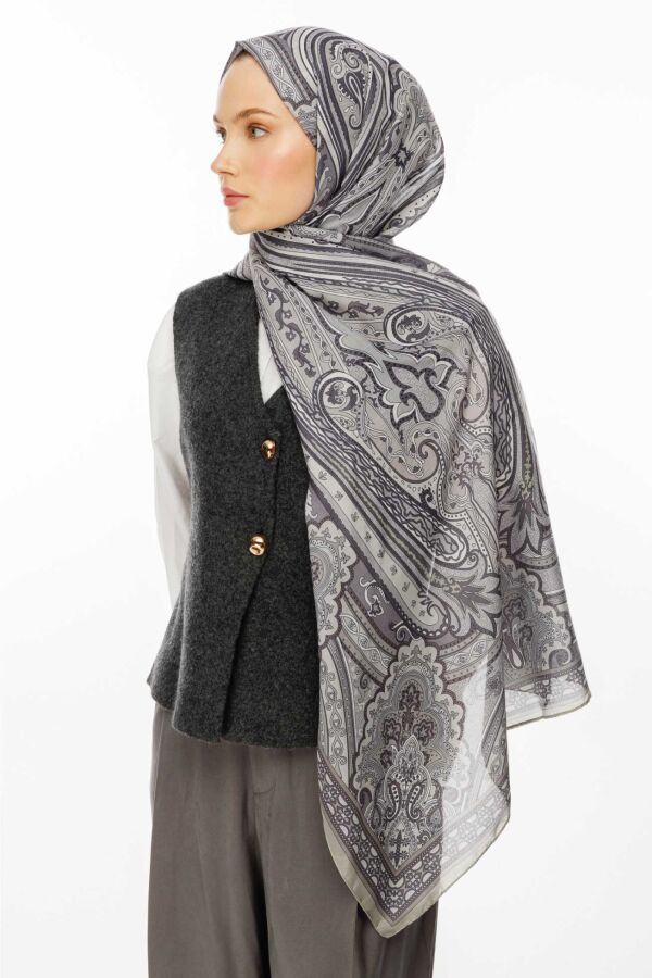 Retro Desen Şal / Duman