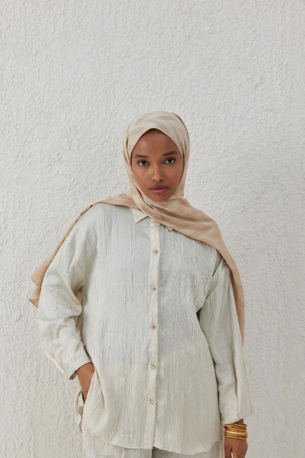 LATTE BALIKSIRTI DESEN JAKAR ŞAL