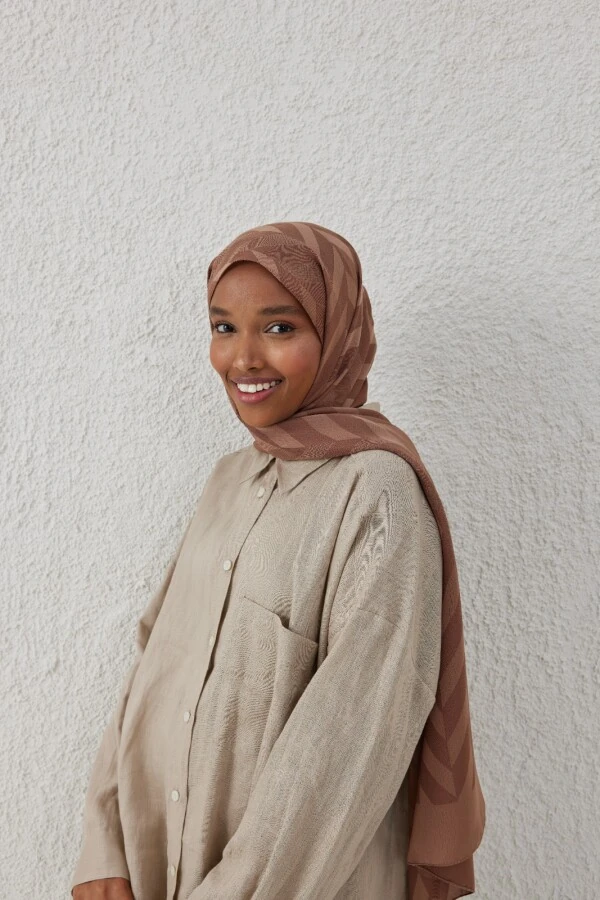 MOCHA BALIKSIRTI DESEN JAKAR ŞAL