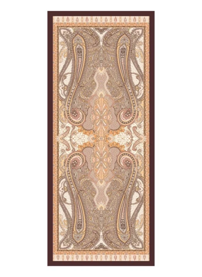 Mocha Mousse Floş Viskon Şal