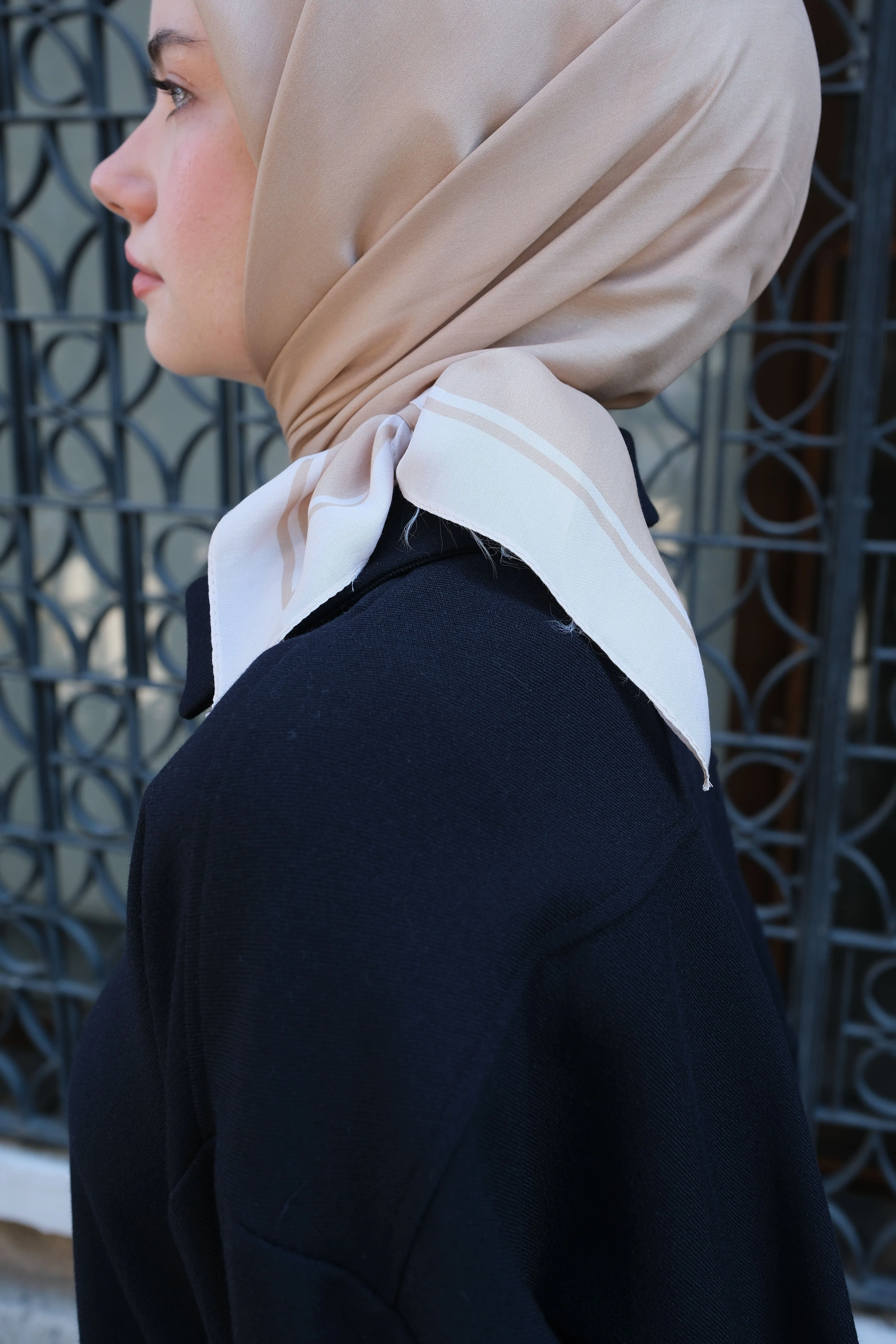 MISIR İPEĞİ FLOŞ VİSKON EŞARP