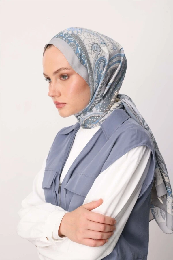 Akşam Kumu Floş Viskon Şal