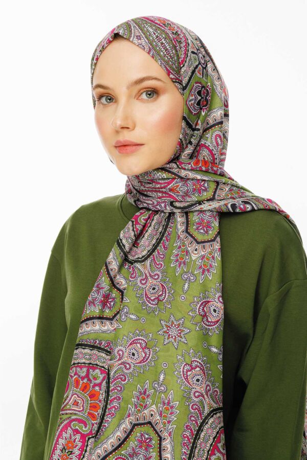 Rustik Desen Şal / Fıstık