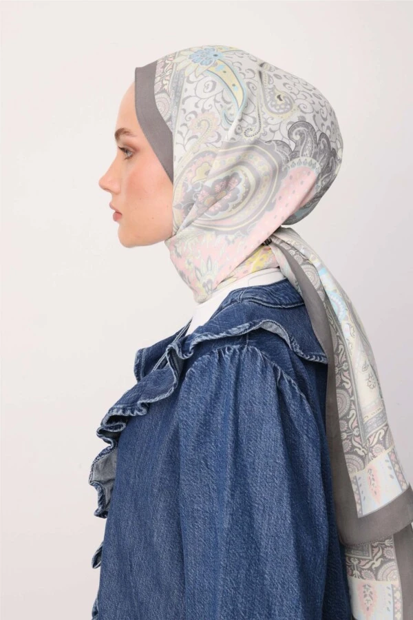 Pastel Rüya Floş Viskon Şal