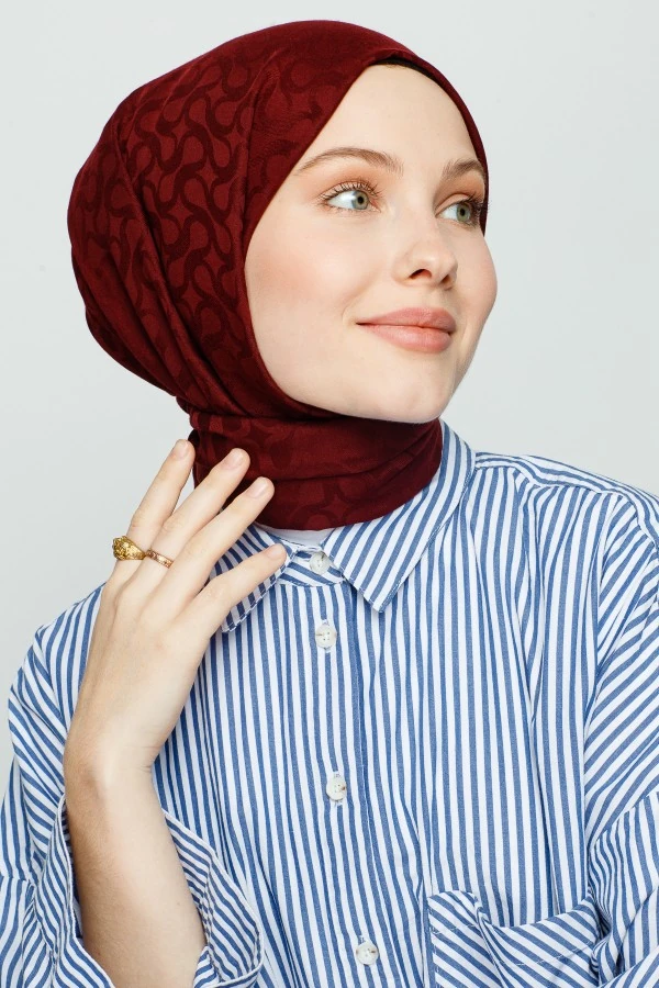 KIZILCIK BLOOM DESEN ŞAL