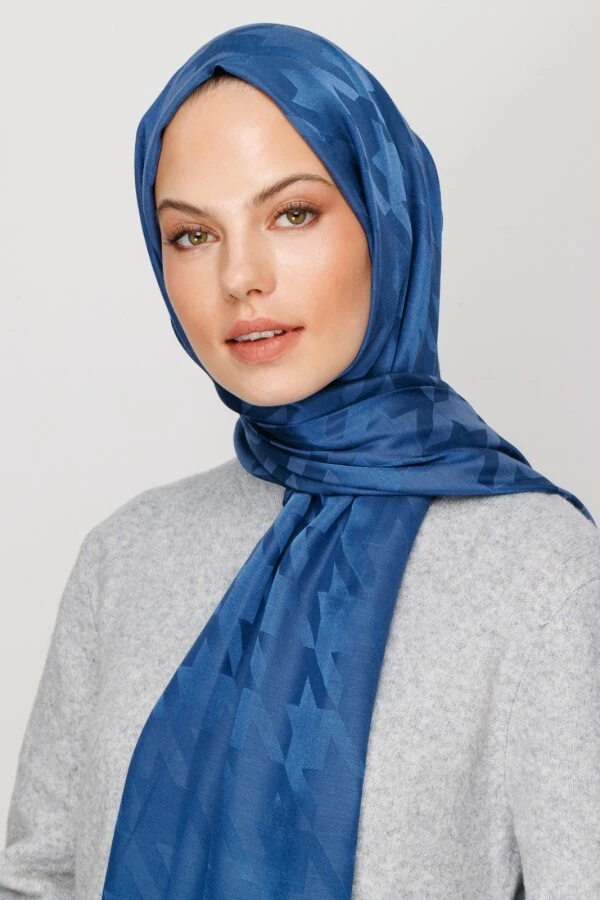 OZALİT KAZAYAĞI DESEN İPEKSİ JAKAR ŞAL