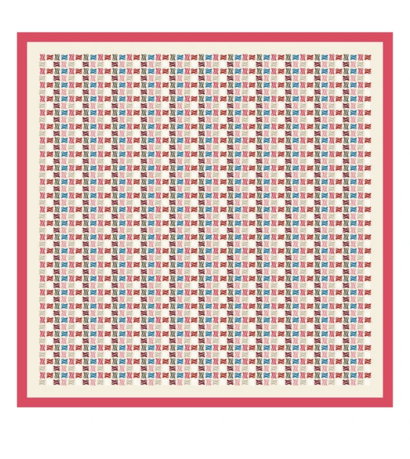 Floş Viskon Eşarp / Mercan