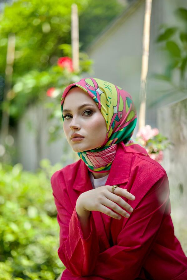 Citrina Bella Desen Eşarp