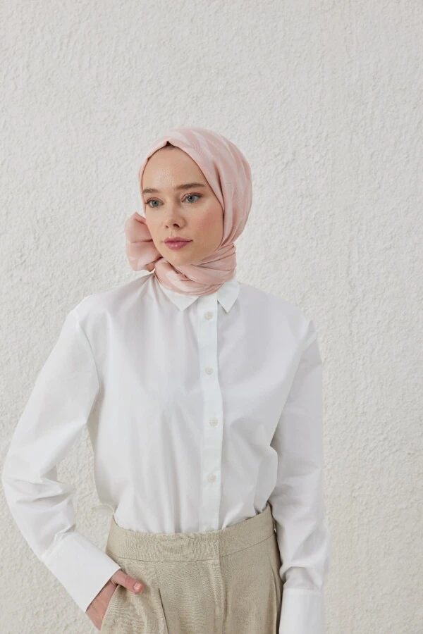 KİRAZ ÇİÇEĞİ BALIKSIRTI DESEN JAKAR ŞAL