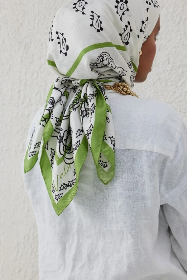 VİOLET İPEK EŞARP