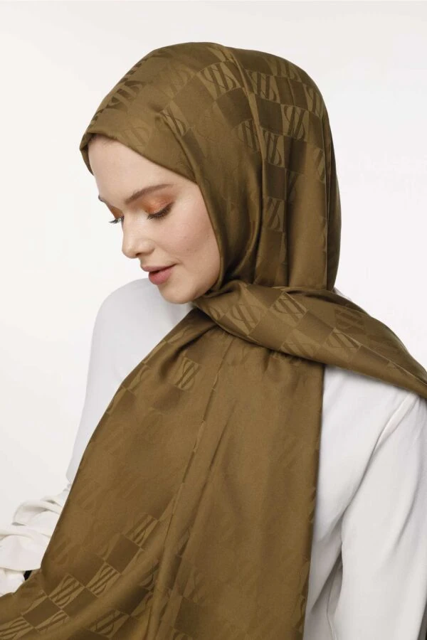 İcon Desen Şal / Asker Yeşili