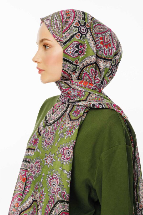 Rustik Desen Şal / Fıstık