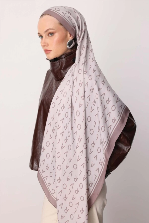Füme Floş Viskon Şal