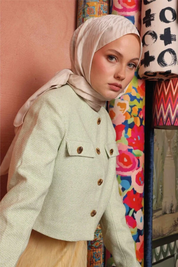 Zebra Desen Şal / Fil Dişi