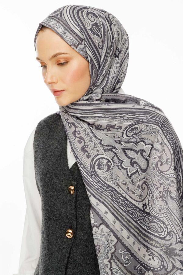 Retro Desen Şal / Duman