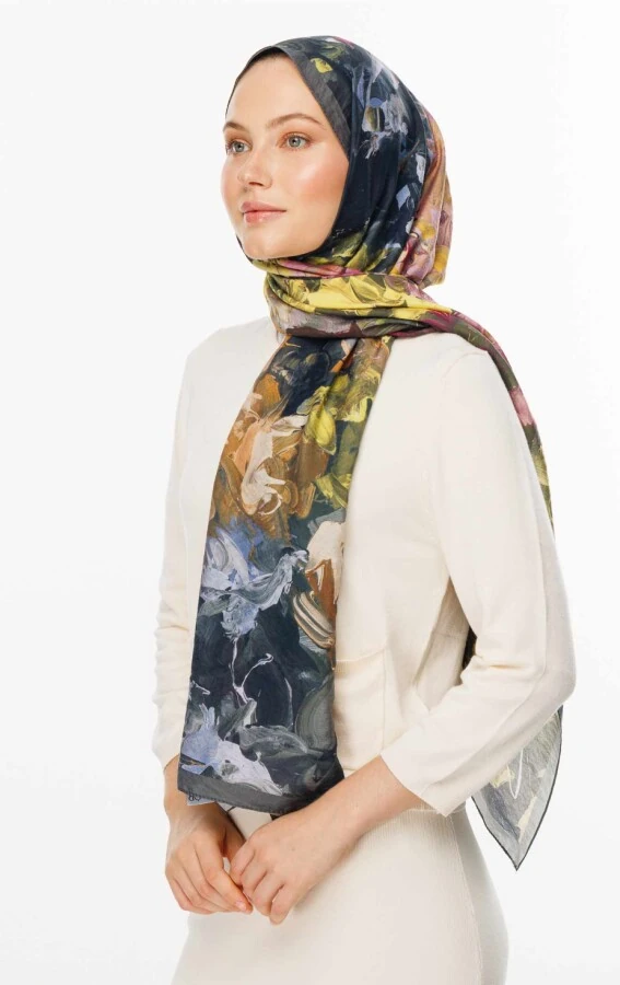 SOFİA DESEN PAMUK İPEK ŞAL