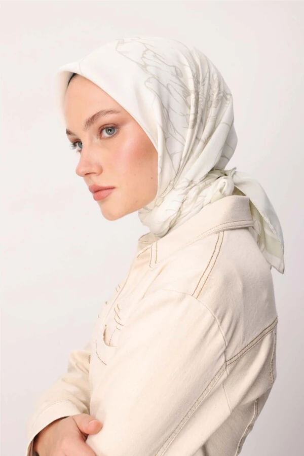 Silence Floş Viskon Eşarp / Çağla