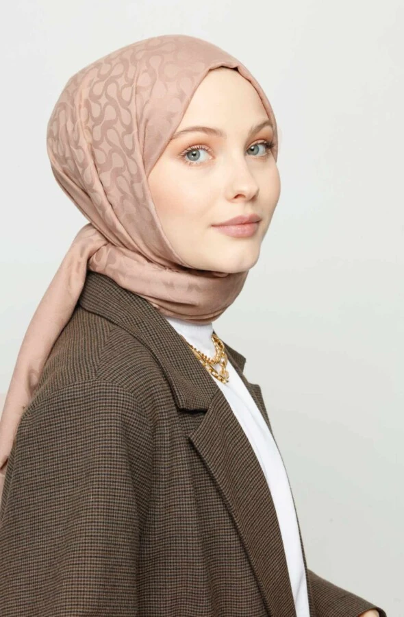 VİZON BLOOM DESEN ŞAL