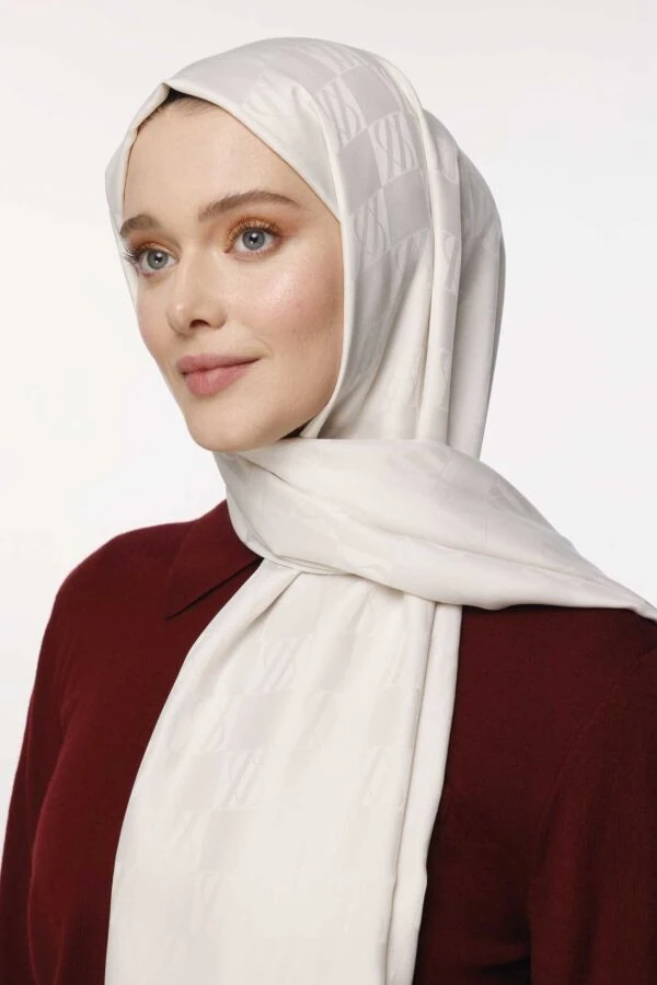 İcon Desen Şal / İnci Tozu