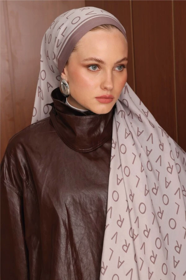 Füme Floş Viskon Şal