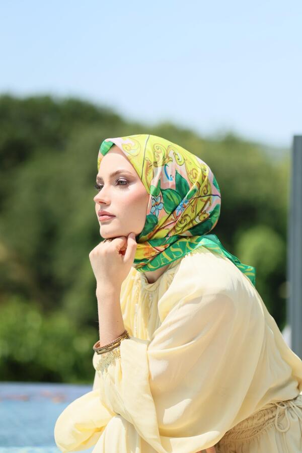 Dolce Limone Desen Eşarp