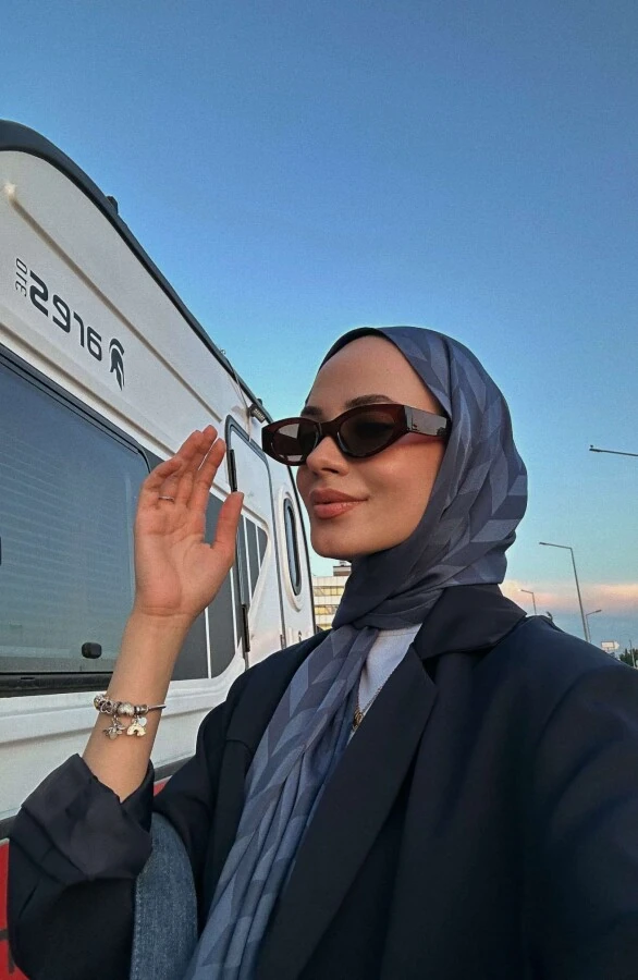 ElifNazı'ın Tercihi OZALİT BALIKSIRTI DESEN JAKAR ŞAL